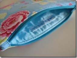 lined zippered pouch bag lined zippered pouch bag