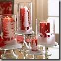 glitter hurricane lamp