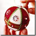 sequined ornament