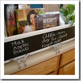 chalkboard shelf chalkboard shelf