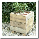 wood planter wood planter