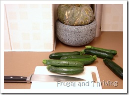Freezing Zucchini